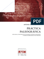 Práctica Paleográfica - Antonio González Antías
