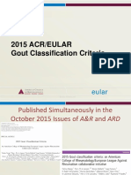 2015 ACR/EULAR Gout Classification Criteria