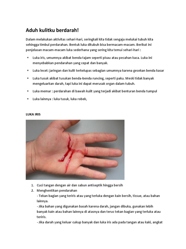 Penanganan Luka Sederhana Pdf
