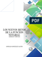 Los Nuevos Retos de La Funcion Notarial - Gonzalo Gonzalez