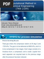 Computational Method in Chemical Engineering (TKK-2109)