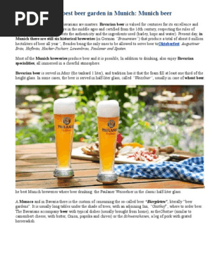 The Best Beer Garden In Munich Munich Beer Beer Munich