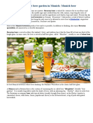 The Best Beer Garden In Munich Munich Beer Beer Munich