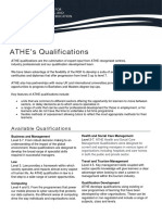 ATHE Qualifications Information Sheet V2