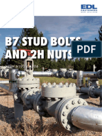 B7 Studbolts and 2H Nuts