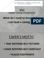 Caving Information 2011