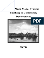 From Multi-Modal Systems Thinking To Community Development