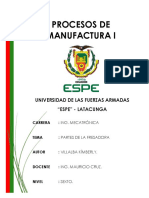 Partes de La Fresadora