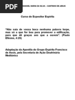 Curso de Espositor Espírita