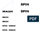 Wash Wash Spin Spin