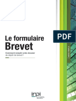 Formulaire Brevet