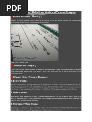 What Is The Meaning Of Post Dated Cheque In Hindi : What Is Bearer Cheque Order Cheque Crossed Cheque Open Cheque Uncrossed : Guide to post dated cheque and its meaning.