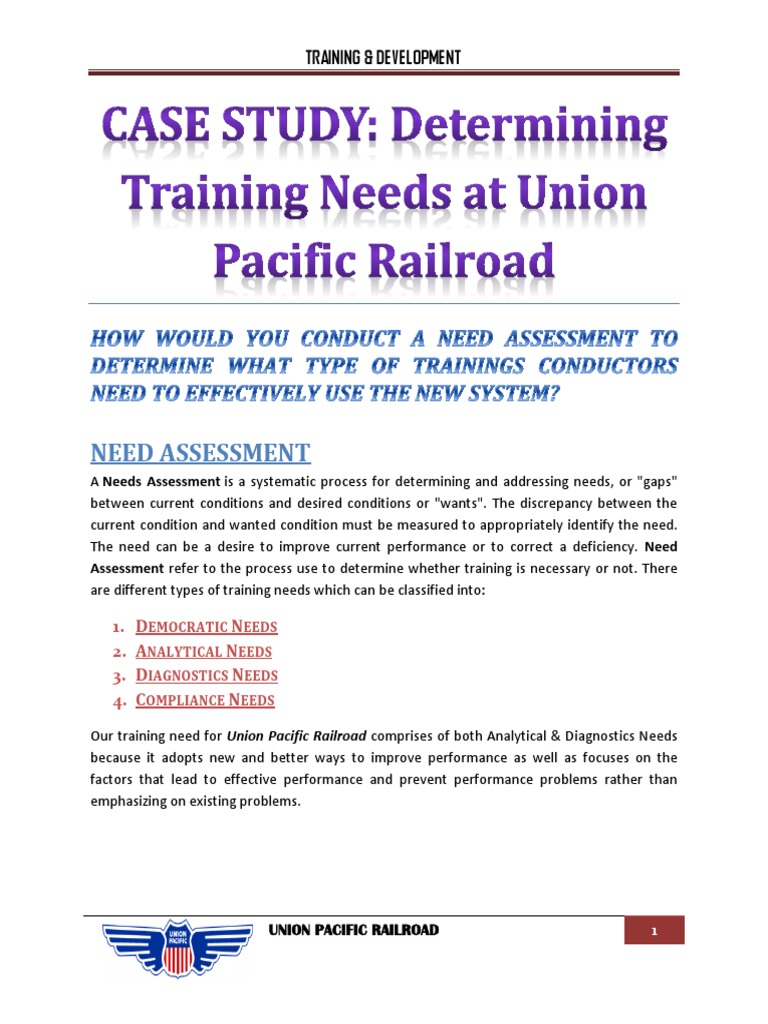 244599016CaseStudy Needs Assessment Educational Assessment