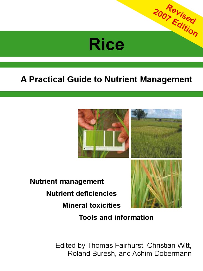 A Practical Guide To Nutrient Management-Rice | PDF | Fertilizer | Rice