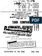 FM7-35 Tank Company Infantry Regiment
