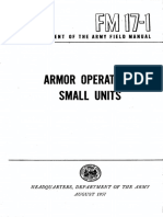 FM17-1 Armor Operations Small Units