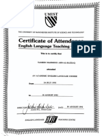 Tameem UK Certification