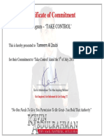 Tameem Al Zoubi- Certificate for Completion of Take Control