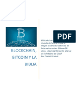 Blockchain Bitcoin and the Bible ( Spanish)