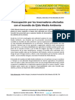 Preocupación Por Los Invernaderos Afectados Con El Incendio de Ejido Medio Ambiente