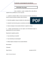 Atividade Pratica UFCD 0368 Controlo e Armazenagem de Mercadorias