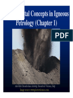 Fundamental Concepts in Igneous Fundamental Concepts in Igneous Petrology (Chapter 1) Petrology (Chapter 1)