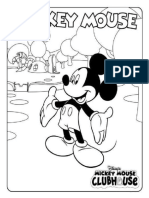 Mickey Mouse Club House Colouring