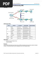 3.4.2.5 Packet Tracer - Troubleshooting GRE