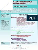 Initiation Chimie Minerale 2010