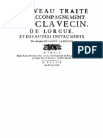 Lambert - Traité Clavecin