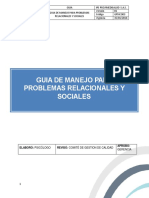 Guia Manejo Problemas Relacionales y Sociales PDF