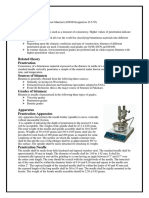 Penetration Test On Bituminous 