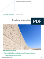 Produits Et Solutions - Lafarge Algérie