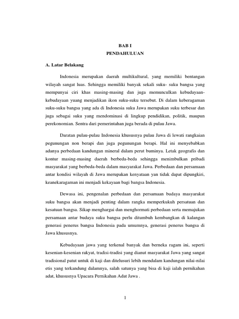 Pernikahan Adat Jawa