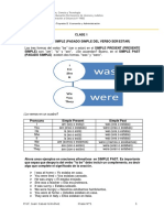 CLASE 1. Trayecto II. Lengua Extranjera ( Simple Past Verb to Be)