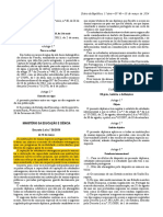 Decreto Lei N 36 2014 de 10 de Marco - Regulamenta o Estatuto Do Estudante Internacional