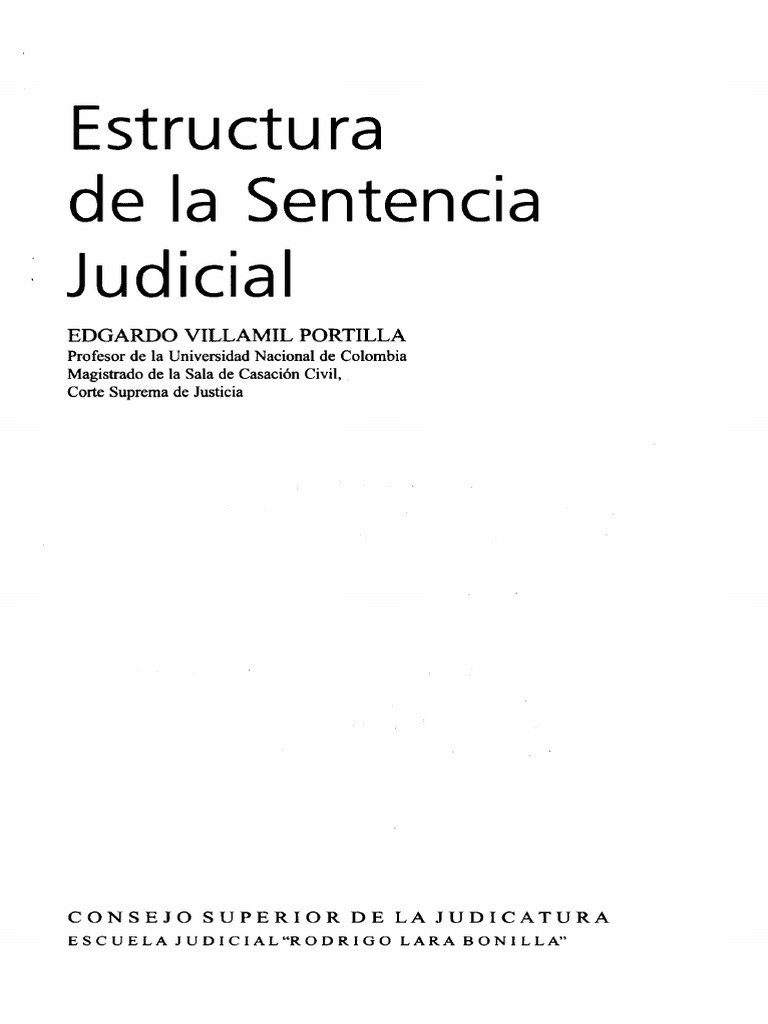BELM-17405 (Estructura de La Sentencia - Villamil) | PDF | Lógica