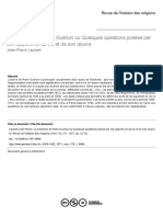 Jean-Pierre Laurent - Le problème de René Guénon.pdf