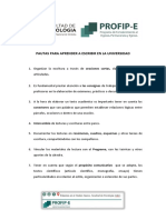 Pautas para Aprender A Escribir en La Universidad PDF