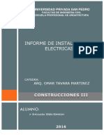 Informe Parcial de Instalaciones Eléctricas