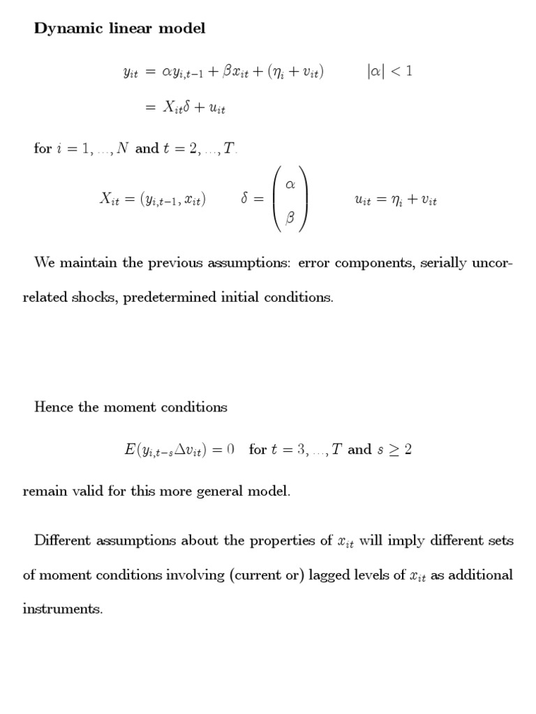 Dynamic 2 | Autocorrelation | Null Hypothesis