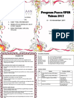 BUKU PROGRAM Program Pasca Upsr 2017