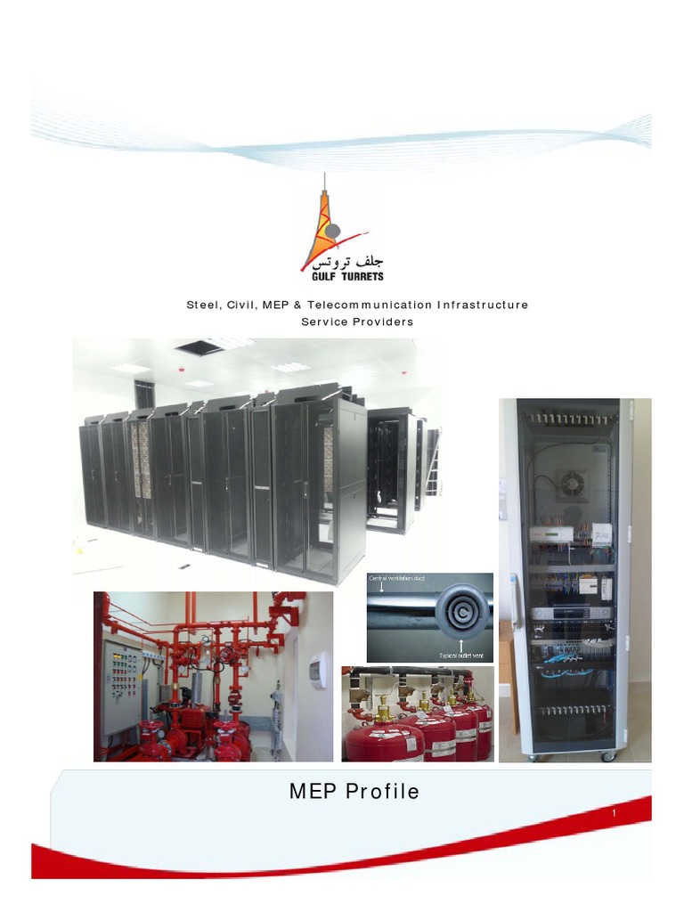 MEP Profile | PDF | Data Center | Electrical Substation