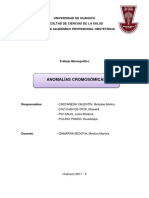 Monografía Anomalias Cromosomicas (Métodos)