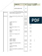 Metrado Arquitectura Pisos y Unitarios Adoquines Mass