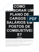 Como Elaborar Um Plano de Cargos e Salários Em Postos de Combustíveis