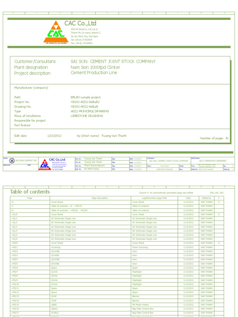 NS101 ACC1 AsBuilt | PDF | Ho Chi Minh City | Electricity