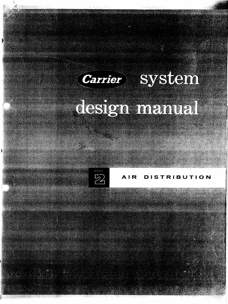 System Design Manual - Part 2 - Air Distribution | PDF