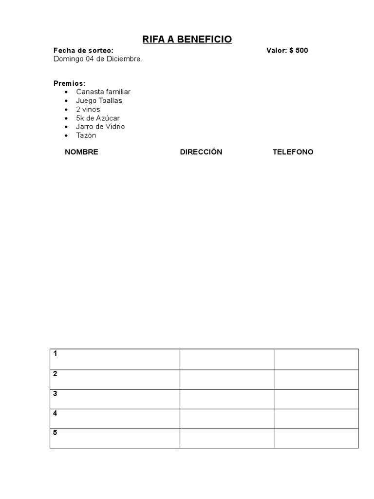 Plantilla Rifa.doc