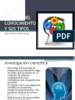 Estudio Del Conocimiento y Sus Tipos